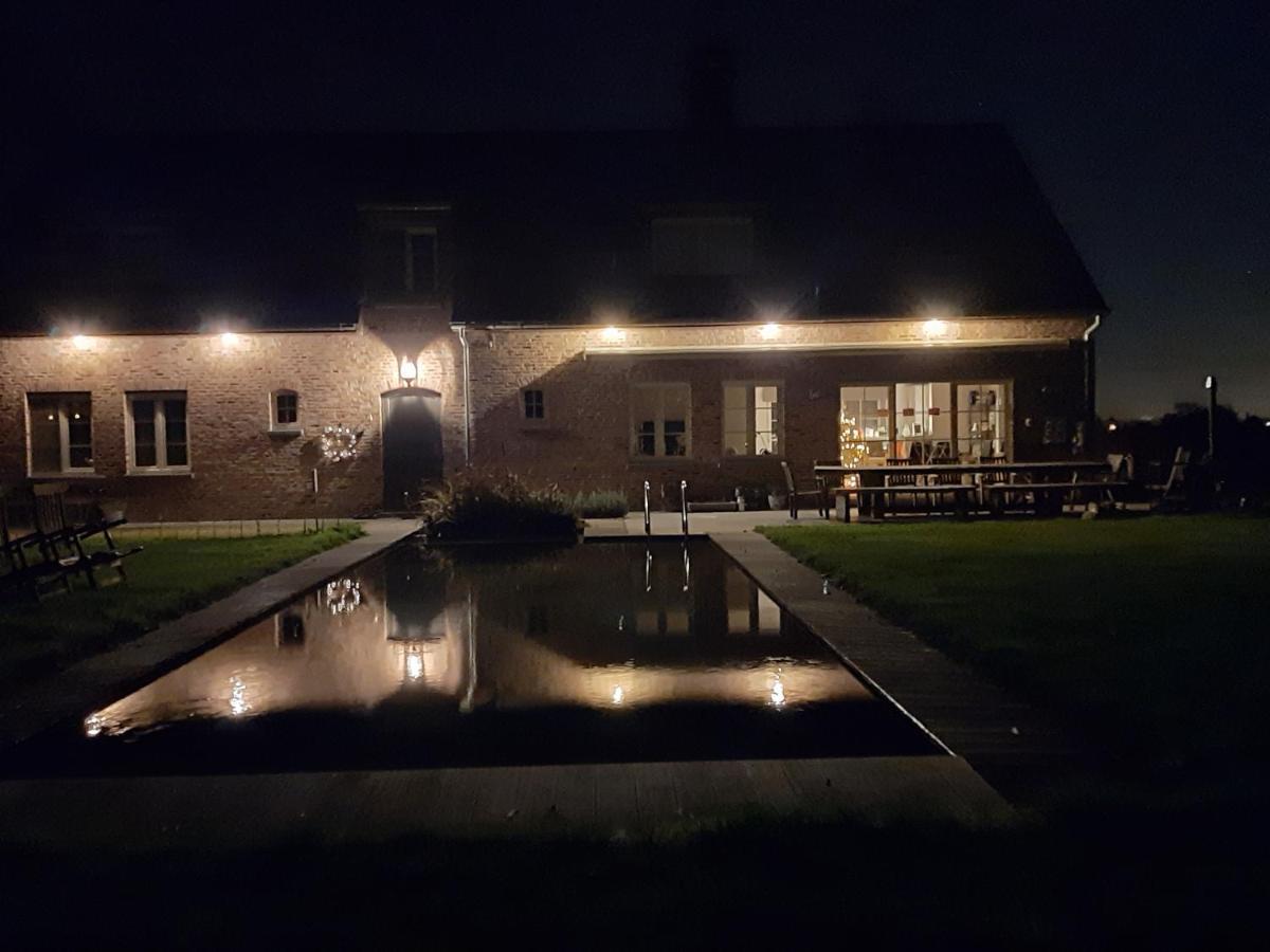 B & B Victors Hof, Met Zwemvijver In Landelijke Setting Lievegem Exterior foto